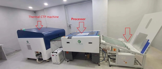 Hệ thống in offset tự động khổ A2 với máy CTP nhiệt