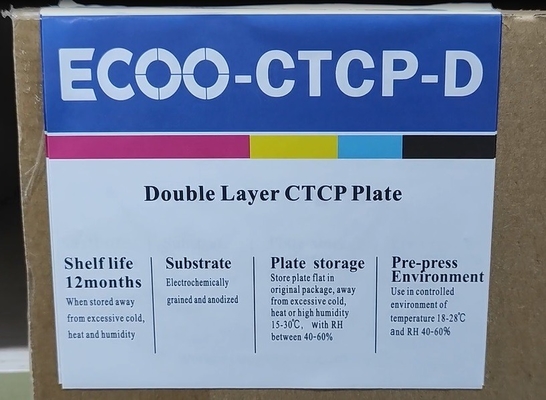 Tấm nhôm Ctcp / UV Tấm nhôm hai lớp chống tia cực tím để in offset