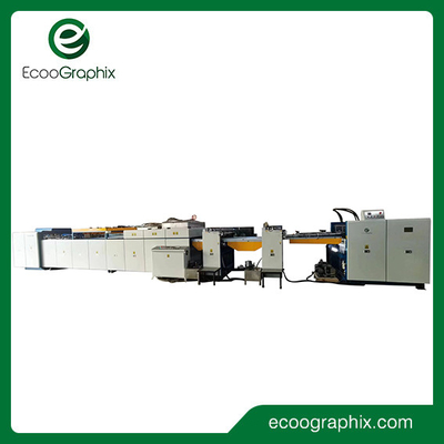 Giấy dán kính tổng thể Máy phủ vecni UV 25 - 80m / phút