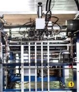 Máy sơn phủ UV tổng thể Máy tráng men giấy định dạng 1200mm