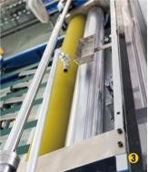 Máy sơn phủ UV tổng thể Máy tráng men giấy định dạng 1200mm