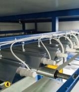 Máy sơn phủ UV tổng thể Máy tráng men giấy định dạng 1200mm