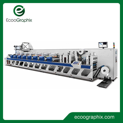 Máy in nhãn Flexographic Tốc độ cao 8 màu tự động