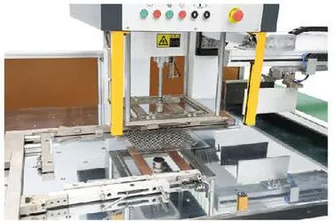 Máy bóc hướng dẫn kép tự động 22 chiếc / phút để đóng gói
