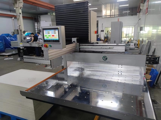 Máy nạp giấy đôi đường ray điều khiển PLC với nền hợp kim nhôm