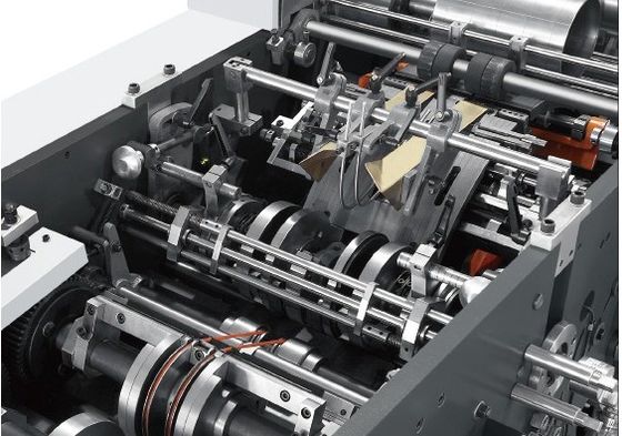 180-350gsm Bảng vuông đáy mua sắm túi giấy hình máy với lỗ tay cầm