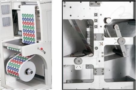 Máy in nhãn kỹ thuật số Cuộn 4 màu 30ft / phút để cuộn dễ sử dụng