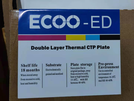 Tấm CTP nhiệt hai lớp chạy dài chống hóa chất để in offset