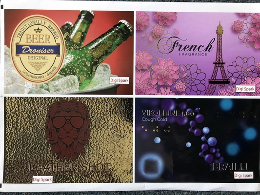 Tự động Digital Label Foil Stamping And Varnishing Máy in tăng cường