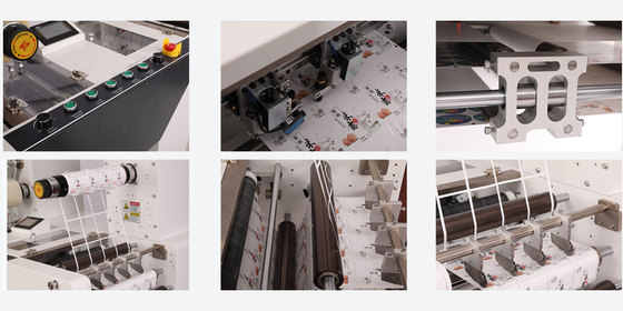 Máy cắt đứt kỹ thuật số 330mm Roll Label với Slitter và Lamination
