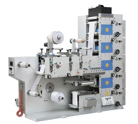 Flexographic UV Label Printer với Ceramic Anilox Cylinder