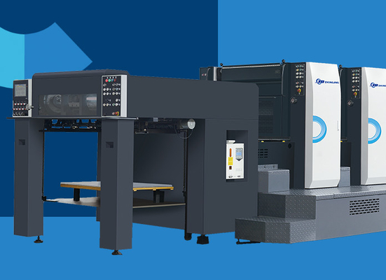 37kw động cơ sức mạnh 4 Color Offset máy in với Max.feeder cao đống 1180mm