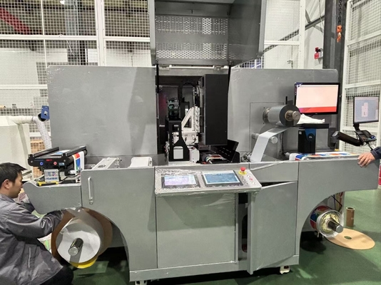 Ecoo Digital Foil Stamping Lacning Label Enhancing Machine Máy nâng cao nhãn