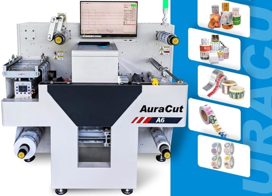 Máy cắt tem nhãn kỹ thuật số Aura Cut A6, khổ 330mm, tốc độ 11m/phút