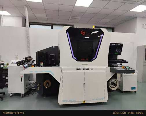 Máy in nhãn kỹ thuật số UV 216mm với độ phân giải 1200*600 dpi và tốc độ in 10m/phút - 75m/phút