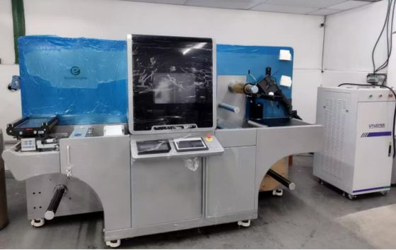 Máy in nhãn kỹ thuật số EcooSpark UV Piezo LED Curing Tăng hiệu quả