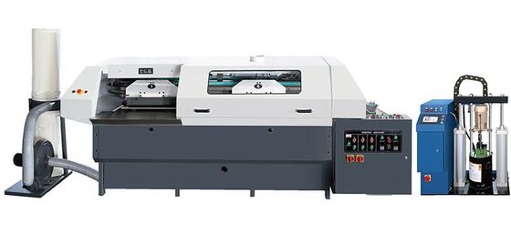 Máy Đóng Sách Bằng Kẹp 4 Kẹp, Tốc độ 2300 Bản/Giờ và Khổ Gáy 450X320mm