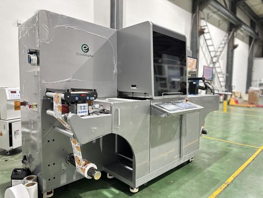 Máy trang trí nhãn kỹ thuật số với tốc độ tối đa 60 m / phút 360 * 360 dpi độ phân giải và độ dày lớp sơn 10 - 150 micron
