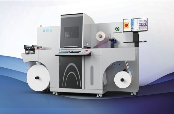 Trang trí nhãn Máy in kỹ thuật số phun sơn với vecni UV và dập lá