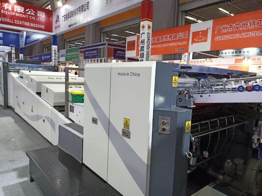 Máy sơn UV tốc độ cao với 9500 tấm/giờ, kích thước tấm tối đa 730x1060mm và băng chuyền Teflon cho chế biến giấy