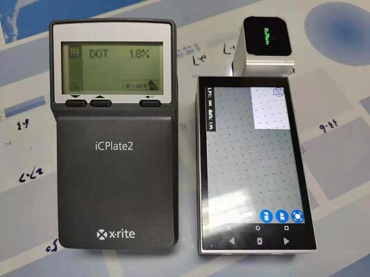 720p HD màn hình cảm ứng LCD CTP Plate Densitometer với hệ điều hành Android và đo điểm chính xác