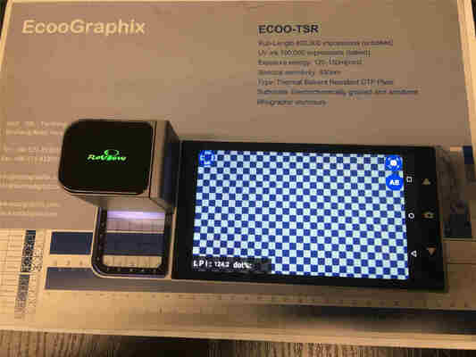Máy đo mật độ tấm CTP RePlate với màn hình cảm ứng LCD độ nét cao 720p