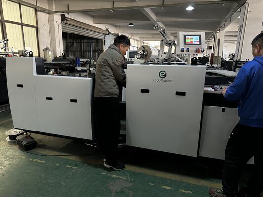 Máy ép màng nhiệt bìa carton bán tự động A2
