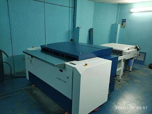 Máy tính 256 kênh để in offset Máy CTP tấm nhiệt 55 tấm mỗi giờ và tấm tự động tải các chấm vuông
