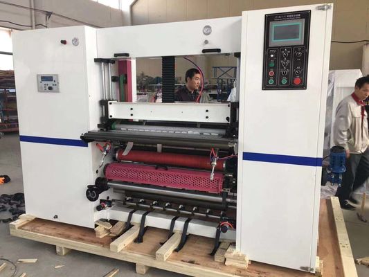 Máy cuộn giấy nhiệt không trục thủy lực