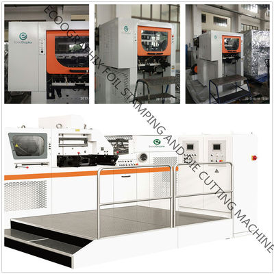 Máy cắt dập khuôn dập giấy giao diện màn hình cảm ứng ISO CE