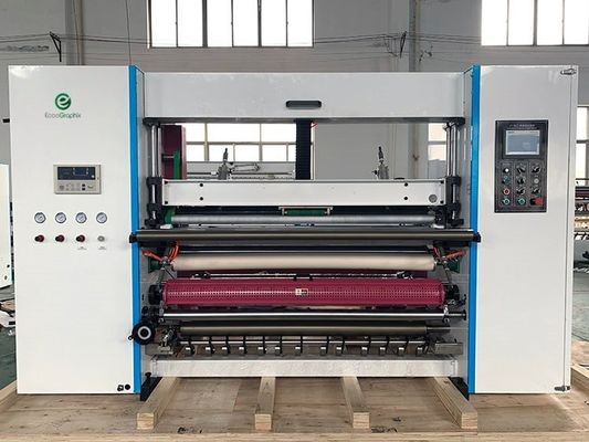 Máy cắt và cuộn giấy nhiệt điều khiển  PLC