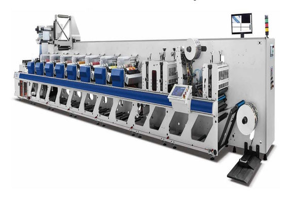 Máy in nhãn Flexographix tự động với máy cắt bế