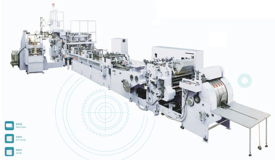 34kw 70 túi / Tối thiểu Túi đáy Máy vá hộp cửa sổ