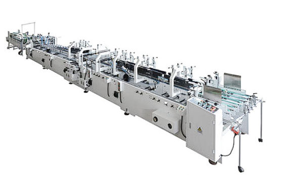 Keo lạnh 180m / phút Khóa chống va đập Máy dán thư mục dưới cùng