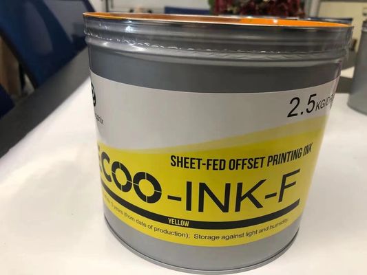 CMYK Mực in offset khô nhanh CMYK Mực in UV 2.5kgs / Thiếc