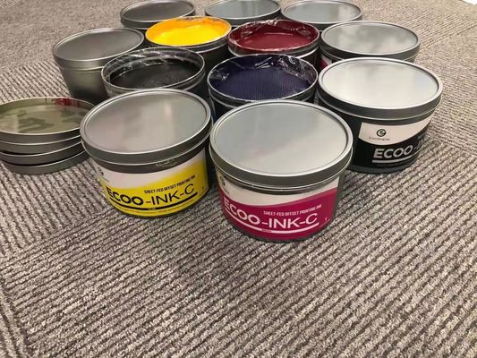 CMYK Mực in offset khô nhanh CMYK Mực in UV 2.5kgs / Thiếc