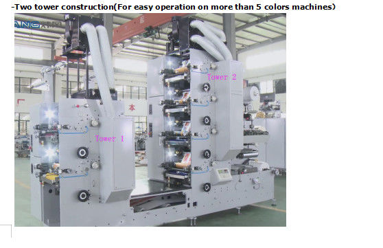 Máy in nhãn Flexo 450mm Máy in nhãn keo dính UV linh hoạt