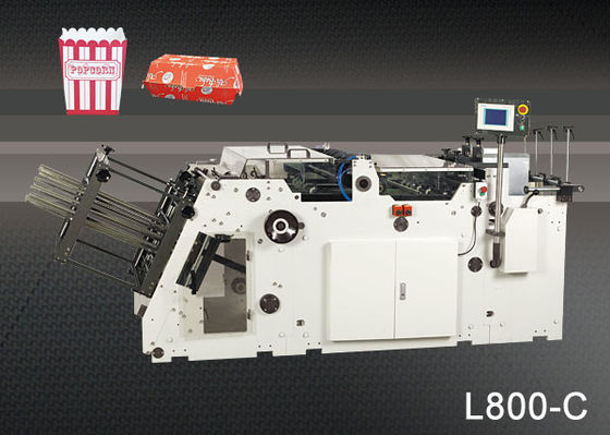 Máy làm hộp giấy 200 cái / phút Máy dựng thùng carton