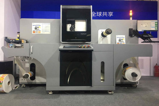 Foil Stamping Varnishing Máy tăng cường in nhãn Chiều rộng 288mm