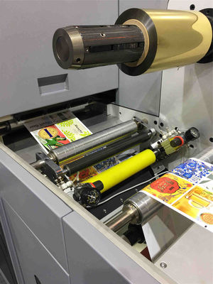 Máy in nhãn kỹ thuật số Braille Lack Printing Cold Foiling