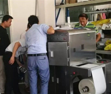 Máy in nhãn kỹ thuật số 7.2m / phút với mực in EA phương tiện 330mm