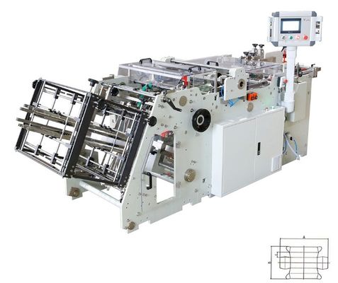 ECOO L-800A Ứng dụng thức ăn nhanh Máy đóng hộp ba chiều Máy tạo hộp giấy
