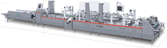 5000s / H Máy làm hộp carton các tông 6 góc Máy dán bìa carton