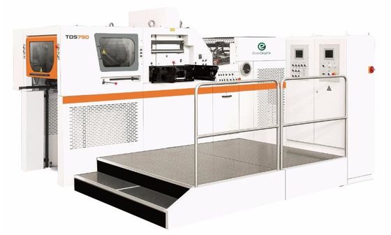 Máy cắt khuôn dập lá 760 × 520mm để dập nổi các tông