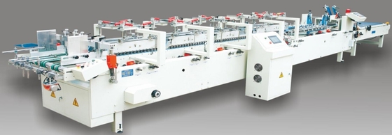 Máy làm hộp giấy 280m / phút Tự động nạp thư mục 4 góc Gluer