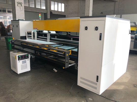 Máy in phun kỹ thuật số sóng CMYK Chiều rộng nạp giấy 2500mm
