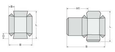 Máy làm hộp giấy 8kw 400PCS / phút với trống 100mm
