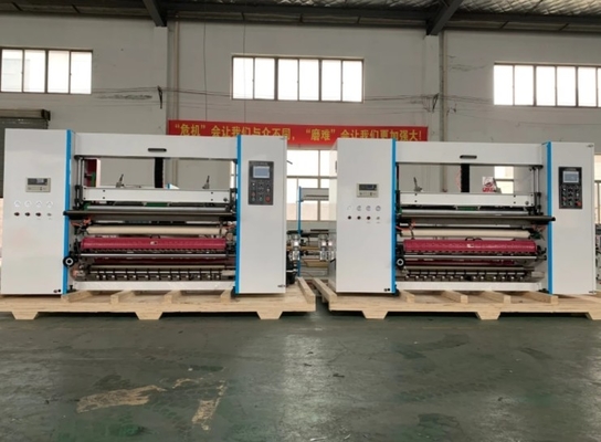 ECOO T-1400C 1400mm không trục ATM nhiệt giấy cuộn slitter Rewinder 1400mm